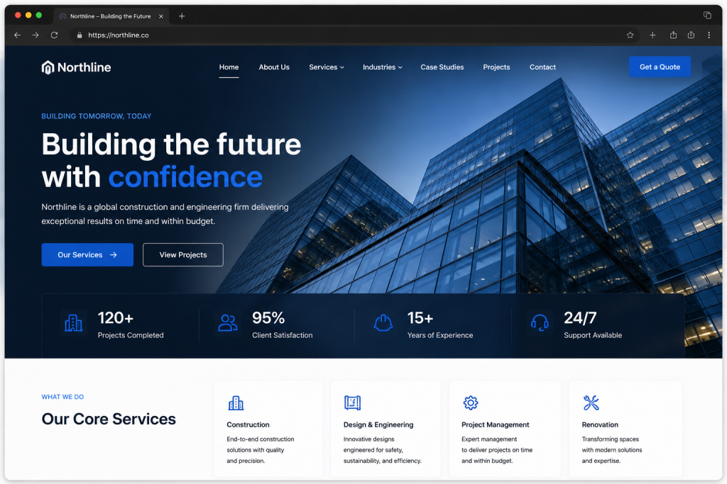 business website